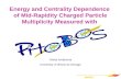 Energy and Centrality Dependence  of Mid-Rapidity Charged Particle Multiplicity Measured with