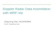 Doppler Radar Data Assimilation with WRF-Var