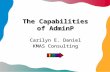 The Capabilities of AdminP