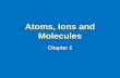 Atoms, Ions and Molecules