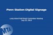 Penn Station Digital Signage