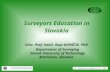 Surveyors Education in Slovakia