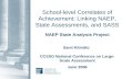 School-level Correlates of Achievement: Linking NAEP, State Assessments, and SASS