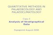 QUANTITATIVE METHODS IN PALAEOECOLOGY AND PALAEOCLIMATOLOGY