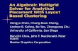 An Algebraic Multigrid Solver for Analytical Placement With Layout Based Clustering