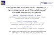 Study of the Plasma-Wall Interface – Measurement and Simulation of Sheath Potential Profiles