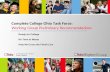 Complete College Ohio Task Force : Working Group Preliminary Recommendations