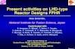 Present activities on LHD-type Reactor Designs FFHR
