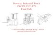 Powered Industrial Truck 29 CFR 1910.178 Final Rule