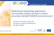 Statistical matching approach  for trouble ticket caring in multi-provider GEANT/NREN environment