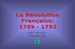 La Révolution Française: 1789 - 1793