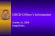 GBCD Officer’s Information