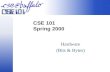 CSE 101  Spring 2000
