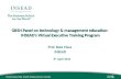 GBSN Panel on technology & management education:  INSEAD’s Virtual Executive Training Program