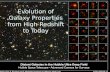 Evolution of Galaxy Properties from High Redshift to Today