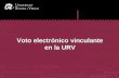 Vot electrònic a la URV