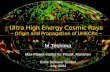 Ultra High Energy Cosmic Rays -- Origin and Propagation of UHECRs --