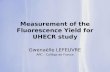 Measurement of the Fluorescence Yield for UHECR study