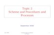 Topic 2 Scheme and Procedures and Processes