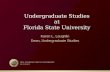Undergraduate Studies at Florida  State University