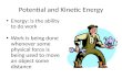 Potential and Kinetic Energy
