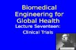Lecture Seventeen: Clinical Trials
