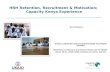 HRH Retention, Recruitment & Motivation;  Capacity Kenya Experience