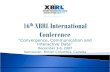 16 th  XBRL International Conference