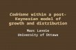 Cadrisme  within a post-Keynesian model of growth and distribution
