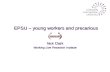EPSU – young workers and precarious work