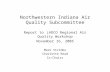 Northwestern Indiana Air Quality Subcommittee