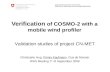 Verification  of COSMO-2 with a mobile wind profiler