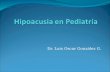 Hipoacusia en Pediatría