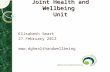 Joint Health and Wellbeing  Unit