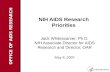 NIH AIDS Research Priorities
