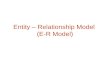 Entity – Relationship Model  (E-R Model)
