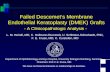 Failed Descemet‘s Membrane Endothelial Keratoplasty (DMEK) Grafts - A Clinicopathologic Analysis -