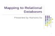 Mapping to Relational Databases