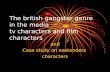The british gangster genre  in the media tv characters and film characters