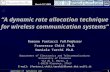 â€œA dynamic rate allocation technique  for wireless communication systemsâ€‌