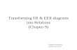 Transforming ER & EER diagrams into Relations (Chapter 9)
