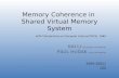 Memory Coherence in  Shared Virtual Memory System