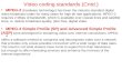 Video coding standards (Cntd.)