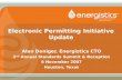 Electronic Permitting Initiative Update