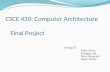 CSCE 430: Computer Architecture Final Project
