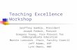 Teaching Excellence Workshop