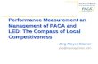 Performance Measurement an Management of PACA and LED: The Compass of Local Competitiveness