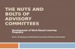 The Nuts and Bolts of Advisory Committees