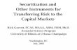Securitization and  Other Instruments for Transferring Risk to the Capital Markets