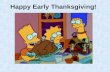 Happy Early Thanksgiving!